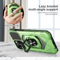 For iPhone 14 Pro Magnetic Ring Holder Phone Case(Green)