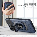 For iPhone 15 Pro Max Magnetic Ring Holder Phone Case(Blue)