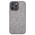 For iPhone 13 Pro Max Glitter Powder TPU Hybrid PC Phone Case(Silver)