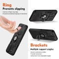 For Samsung Galaxy A24 4G Camshield Ring Holder Phone Case(Black)