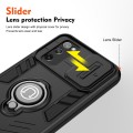For Samsung Galaxy S20 FE Camshield Ring Holder Phone Case(Black)