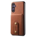 For Samsung Galaxy S23 FE 5G Denior D14 NK Retro Pattern MagSafe Magnetic Card Holder Leather Phone