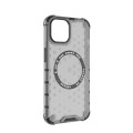 For iPhone 14 Honeycomb Magnetic Ring Shockproof Phone Case(Black)
