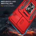 For Motorola Edge 40 Neo Armor PC + TPU Camera Shield Phone Case(Red)