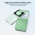 For Samsung Galaxy Z Flip5 Glitter Powder Diamond Paint Shockproof Phone Case(Dark Green)