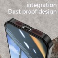 For iPhone 12 Pro Acrylic Hybrid TPU Armor Shockproof Phone Case(Black)