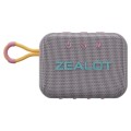 Zealot S75 Portable Outdoor IPX6 Waterproof Bluetooth Speaker(Grey)