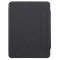 For iPad Air 11 2024 Y-Shape Double-sided Clip Magnetic Smart Tablet Case(Black)