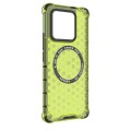 For Xiaomi 13 Pro Honeycomb Magnetic Ring Shockproof Phone Case(Green)