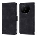 For TCL 50 XL 5G Skin Feel Embossed Leather Phone Case(Black)