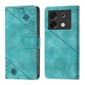 For Infinix Zero 30 5G Skin Feel Embossed Leather Phone Case(Green)