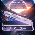 For iPhone 15 Pro Max Colorful MagSafe Magnetic PC + TPU Phone Case(Light Purple)