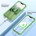 For iPhone 13 Pro Colorful MagSafe Magnetic PC + TPU Phone Case(Green)