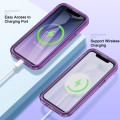 For iPhone 13 Colorful MagSafe Magnetic PC + TPU Phone Case(Dark Purple)