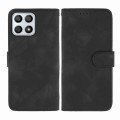 For Honor X30i Skin Feel Geometric Lines Leather Phone Case(Black)