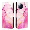 For Xiaomi Civi 3 PT003 Marble Pattern Flip Leather Phone Case(Pink Purple Gold)