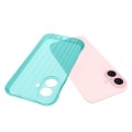 For iPhone 16 Water Ripple Fine Hole TPU Phone Case(Light Blue)