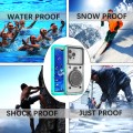 RedPepper 33ft 10m Underwater IP68 Waterproof Phone Case For Under 6.6 inch Phones(Blue)