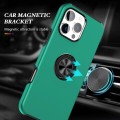 For iPhone 16 Magnetic Ring Holder Phone Case(Dark Green)