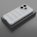 For Xiaomi Redmi 13 4G Global Magic Shield TPU + Flannel Phone Case(Grey)