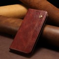 For Samsung Galaxy S24 FE 5G Oil Wax Crazy Horse Texture Leather Phone Case(Brown)