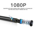 F280 8mm 1080P IP68 Waterproof Dual Camera WiFi Digital Endoscope, Length:10m Hard Cable(Black)