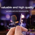 JOYROOM JR-LM1 Portable Mini Accurate Sound Pickup Lapel Lavalier Microphone, Length:2m