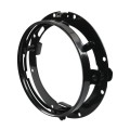 Motorcycle 7 inch Round Headlight Ring Mounting Bracket for Harley Davidson (Black)