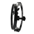 Motorcycle 7 inch Round Headlight Ring Mounting Bracket for Harley Davidson (Black)