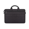 ST08 Handheld Briefcase Carrying Storage Bag with Shoulder Strap for 15.4 inch Laptop(Black)