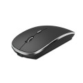 WIWU Wimic Lite WM101 2.4G Simple Office Home Rechargeable Mute Wireless Mouse(Black)