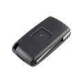 Car 3-button Folding Key Shell Remote Control Case with Slot without Holder for Peugeot / Citroen