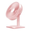 N11 Adjustable USB Charging Mute Desktop Electric Fan, with 3 Speed Control (Pink)