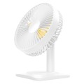 N11 Adjustable USB Charging Mute Desktop Electric Fan, with 3 Speed Control (White)