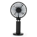 S8 Portable Mute Handheld Desktop Electric Fan, with 3 Speed Control (Black)