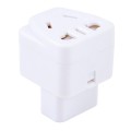 Portable Universal Five-hole WK to C13-C14 Plug Socket Power Adapter(White)