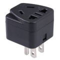 Portable Universal Five-hole WK to US & Mexico Three-pin Plug Socket Power Adapter