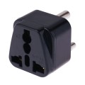 Portable Universal Socket to (Small) South Africa Plug Power Adapter Travel Charger (Black)