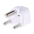 Portable Universal Socket to (Large) South Africa Plug Power Adapter Travel Charger (White)