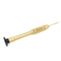 Professional Repair Tool Open Tool 25mm T6 Hex Tip Socket Screwdriver (Gold)