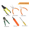 JAKEMY PS-P15 16 in 1 Professional LAN Network Kit Crimper Cable Wire Stripper Cutter Pliers Screwdr