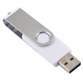 128GB Twister USB 3.0 Flash Disk USB Flash Drive (White)