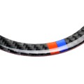 Red Blue Color Car Steering Wheel R Chassis Carbon Fiber Decorative Sticker for BMW MINI R55 / R56 /