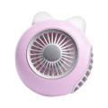 LORDNINO SBF003 3W USB Charging Portable Electric Fan with Magnetic Wristband, 3 Speed Control (Pink