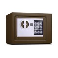 17E Home Mini Electronic Security Lock Box Wall Cabinet Safety Box without Coin-operated Function(Br