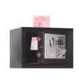 17E Home Mini Electronic Security Lock Box Wall Cabinet Safety Box with Coin-operated Function(Obsid