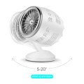 Portable Adjustable Mini USB Charging Air Convection Cycle Desktop Electric Fan Air Cooler, Support