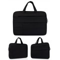 Universal Multiple Pockets Wearable Oxford Cloth Soft Portable Leisurely Handle Laptop Tablet Bag, F