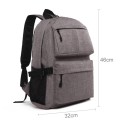 Universal Multi-Function Oxford Cloth Laptop Shoulders Bag Backpack with External USB Charging Port,