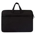 Breathable Wear-resistant Shoulder Handheld Zipper Laptop Bag, For 15.6 inch and Below Macbook, Sams